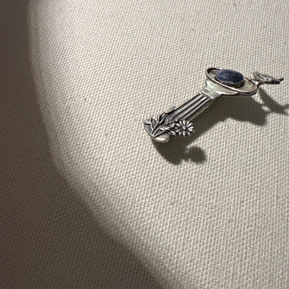 trifari Sterling silver brooche with Australian opal - Picture 4 of 10